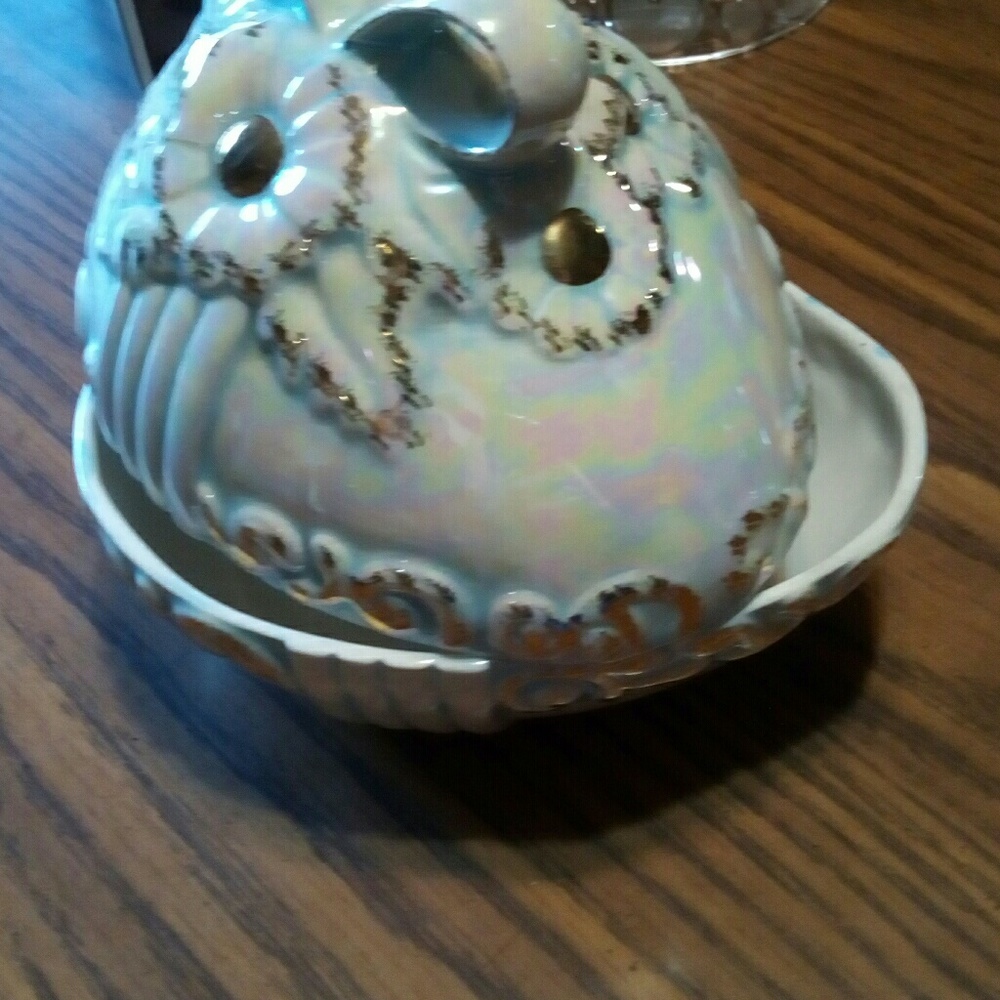 Ceramic egg dish - Picture 2 of 3